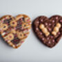 Valentines Gift Blondie And Brownie Heart Duo, thumbnail 3 of 6