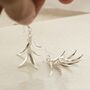 Sterling Silver Tropical Dangly Earrings, thumbnail 6 of 8