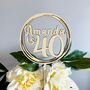 Personalised Wooden Ring Cake Topper For All Occasions, thumbnail 5 of 5