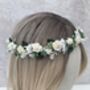 White Flower Wedding Crown, thumbnail 2 of 3