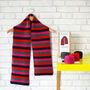 Fine Stripe Scarf Knitting Kit, thumbnail 1 of 2