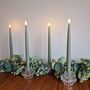 Meadow Green LED Taper Candles, thumbnail 1 of 5