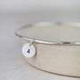 Sterling Silver Dinky Charm Bangle, thumbnail 1 of 7