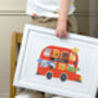 Personalised Zoo Bus Children's Print, thumbnail 3 of 4