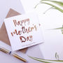 Happy Mother's Day | Personalised Foiled Card, thumbnail 1 of 4