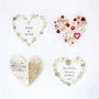 Personalised Ruby Anniversary Four Hearts, thumbnail 3 of 7