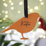 Robin Wooden Hanging Decoration, thumbnail 9 of 12