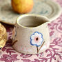 Small Ceramic Floral Jug, thumbnail 2 of 2
