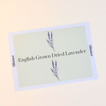 English Dried Lavender Flowers Letterbox Bunch, 7 of 7