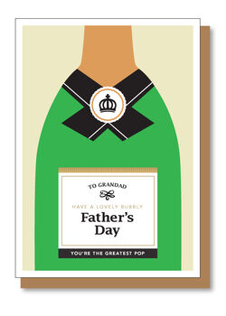 Happy Father's Day Card To Grandad The Greatest Of Pops, 3 of 4