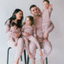 Velvet Mocha Children's Pyjamas | Ribbed Loungewear, thumbnail 2 of 7