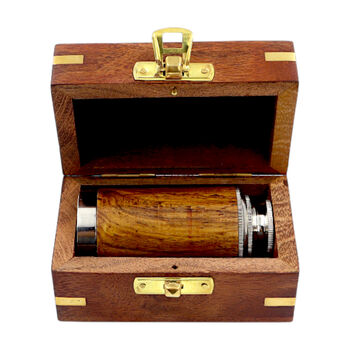 Custom The Westminster Wood And Silver Colour Telescope, 8 of 9