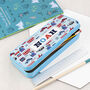 Personalised Boy's Blue Metal Pencil Case Tin, thumbnail 6 of 9