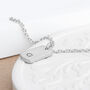 Monogrammed Tag Necklace, thumbnail 6 of 12