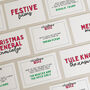 Personalised Christmas Quiz Party Game, Stocking Filler, thumbnail 4 of 4