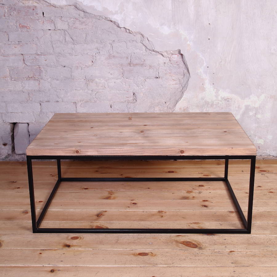 Original Industrial Style Coffee Table 