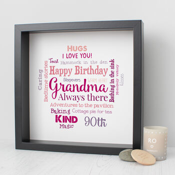 Personalised 90th Birthday Gift For Her, 4 of 9