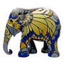 Hand Painted Butterfly Celebration Collectible Elephant, thumbnail 1 of 10