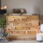 Personalised Christmas Wooden Light Box, thumbnail 3 of 6
