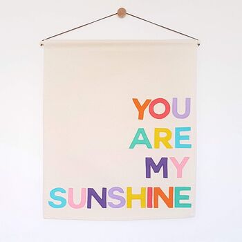 You Are My Sunshine Wall Hanging, 2 of 4