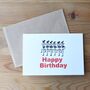 20% Off. Fun Letterpress Birthday Card, thumbnail 1 of 5