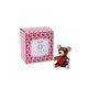 Artisan Glass Bear Holding A Heart With Gift Box, thumbnail 2 of 3