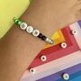 Letter Rainbow Miracle Bead Bracelet, thumbnail 2 of 3