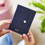 Personalised Luxe Leather Passport Holder, thumbnail 1 of 12