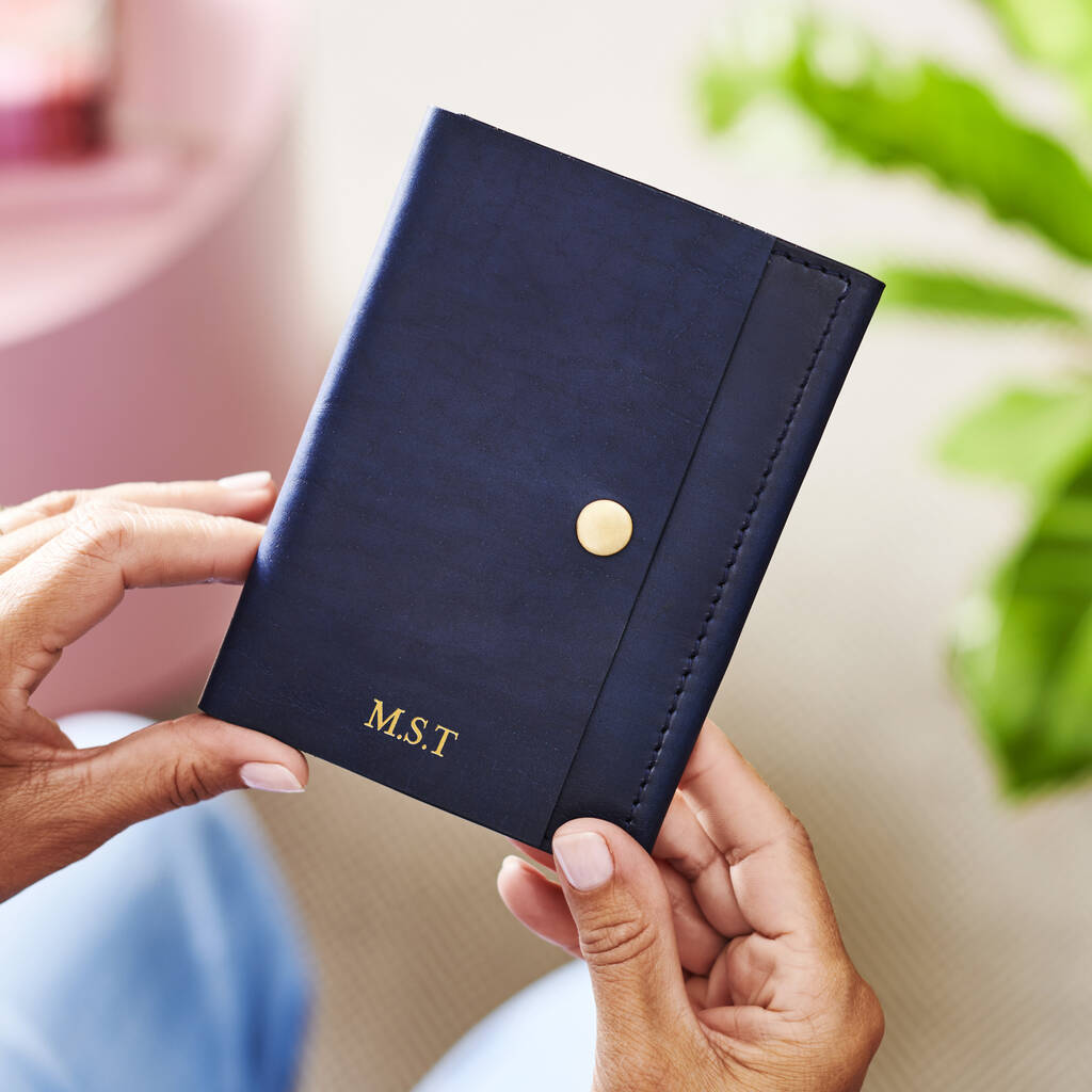 Personalised Luxe Leather Passport Holder, 1 of 12