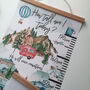 Personalised Off On An Adventure Height Chart, thumbnail 2 of 6