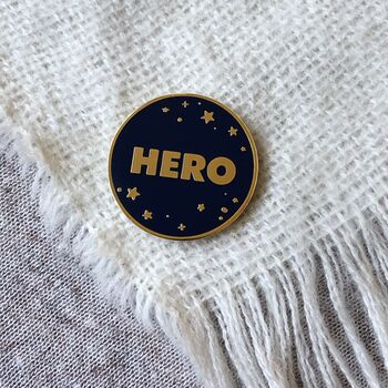 Hero Enamel Pin Badge, 9 of 12