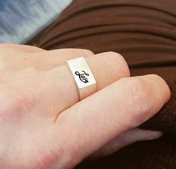 Love Signet Ring, 2 of 4