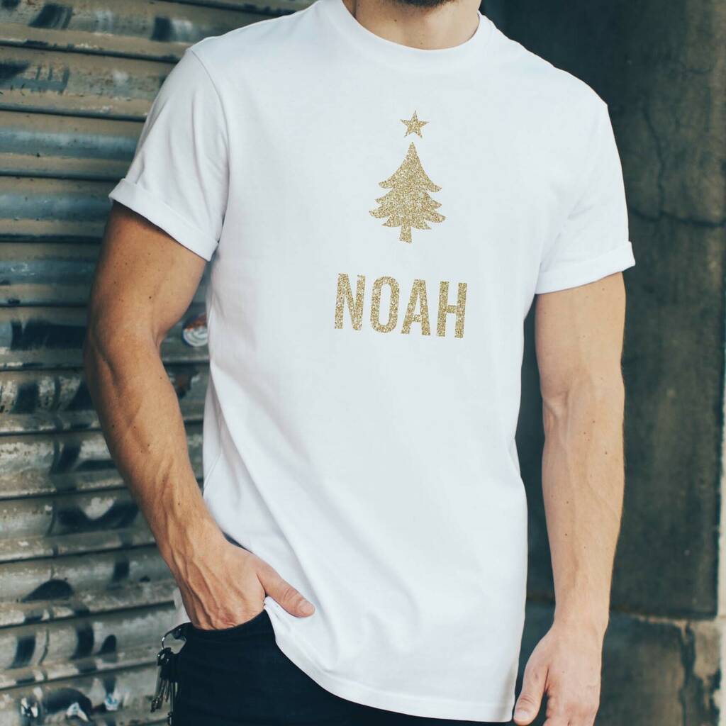 Own Glitter Christmas T Shirt 