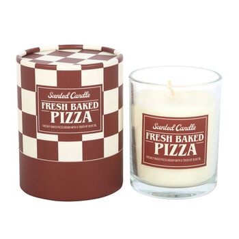 Fresh Baked Pizza Scented Candle Gift, 2 of 4