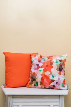 Blush Patterned Cushion Cover, 4 of 5