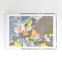 Europe Wall Map, thumbnail 4 of 12