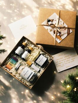 Organic Spa Pamper Gift Box, Christmas Gift For Her, Aromatherapy Products Scented With Pure Essential Oils, 2 of 12