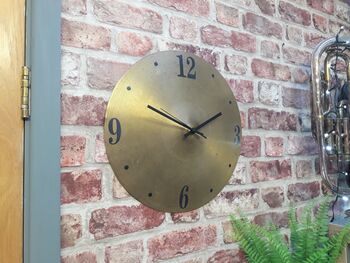 Real Cymbal Clock 14' Inch, 4 of 5
