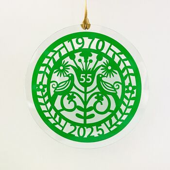 55th Emerald Wedding Anniversary Keepsake, 2 of 7