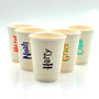 Paper Cups With Names Personalised Kids Birthday Party Drinkware, thumbnail 4 of 12