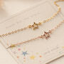 Gold Star Chain Bracelet, thumbnail 7 of 11