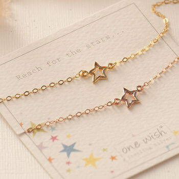 Gold Star Chain Bracelet, 7 of 11
