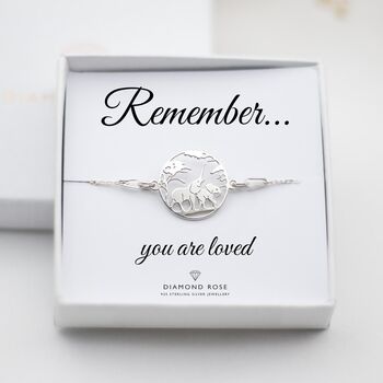 You Are Loved Elephant Bracelet – Special Gift For Daughter, Mother And Daughter Jewellery, 8 of 8