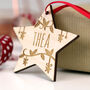 Personalised Engraved Star Decoration, thumbnail 4 of 6