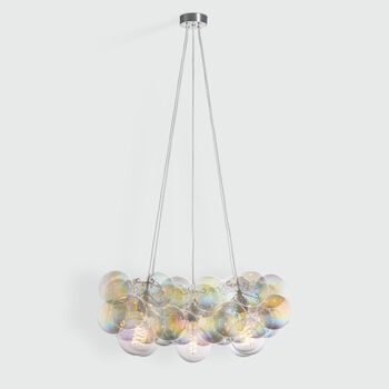 Iridescent Bubble Chandelier Light Large, 3 of 6