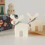 Reindeer Winter Candle Christmas Decor, thumbnail 5 of 5