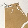 A For Antelope Children's Initial Print, thumbnail 3 of 3
