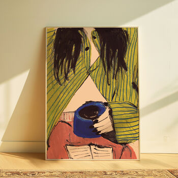 Morning Coffee Illustrated Fashion Art Print, 2 of 5
