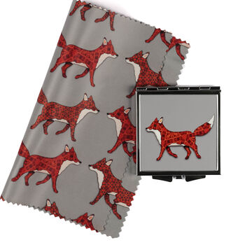 Red Fox Compact Mirror, 3 of 10