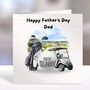 Golf Pun Card Fathers Day Dads Birthday, thumbnail 1 of 5